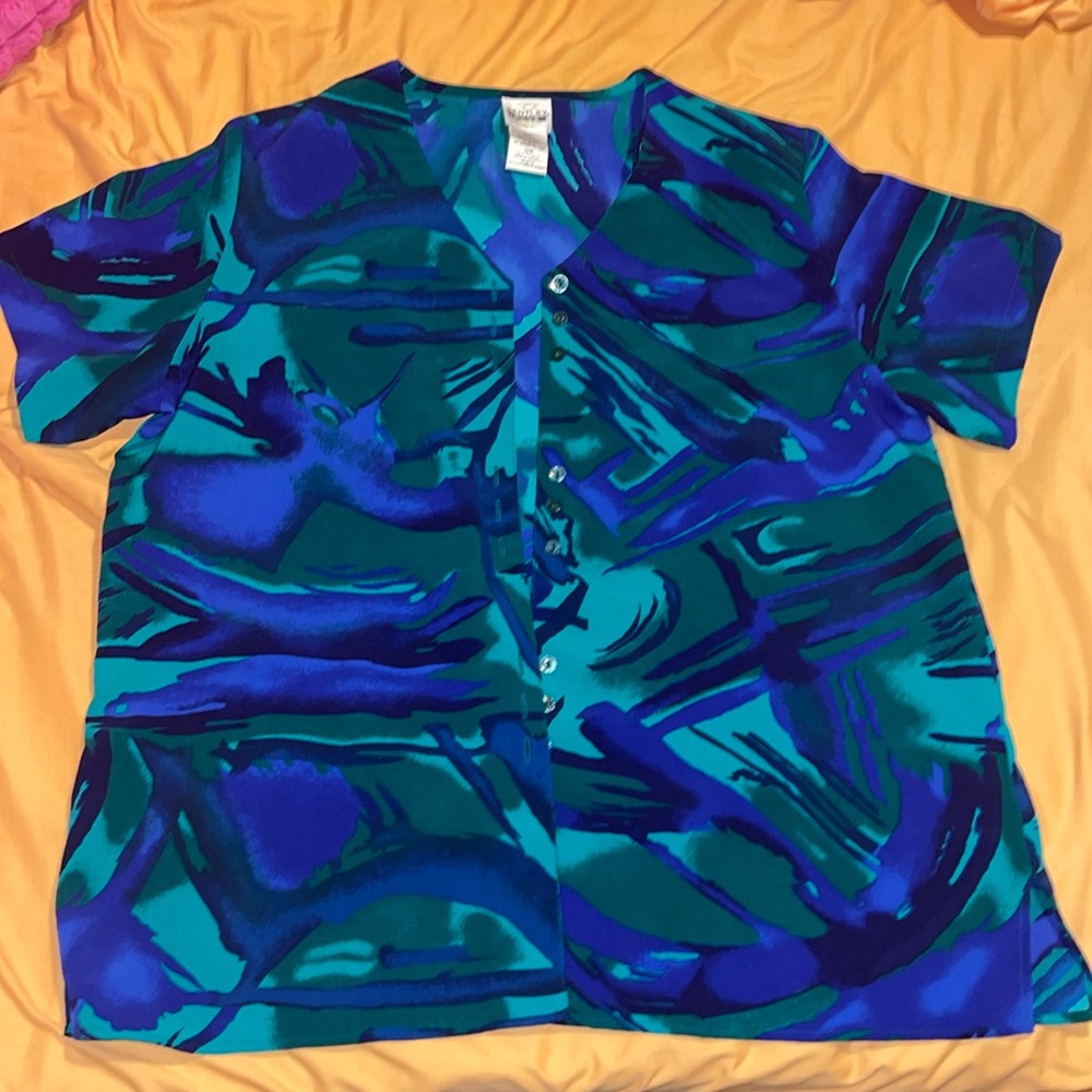 Vintage Button Up Blouse